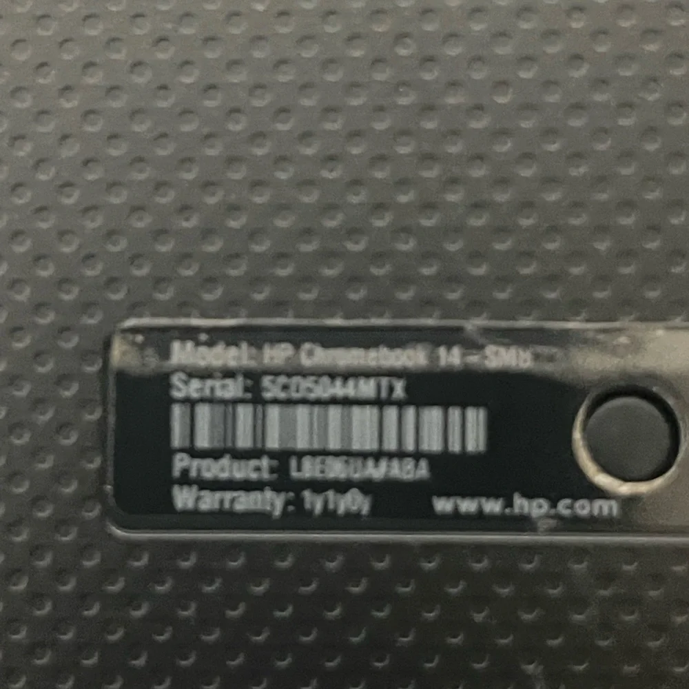 COPY - COPY - (WORKING) HP CHROMEBOOK 14 w/POWER CORD (UNLOCKED)